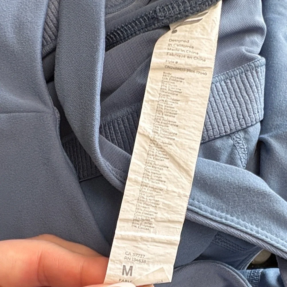Fabletics Blue Jumpsuit Size Medium